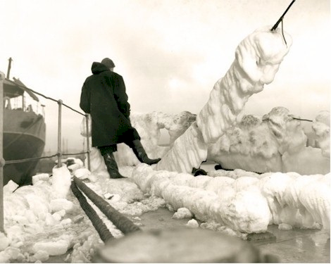 One of Several Icy Days at Sea