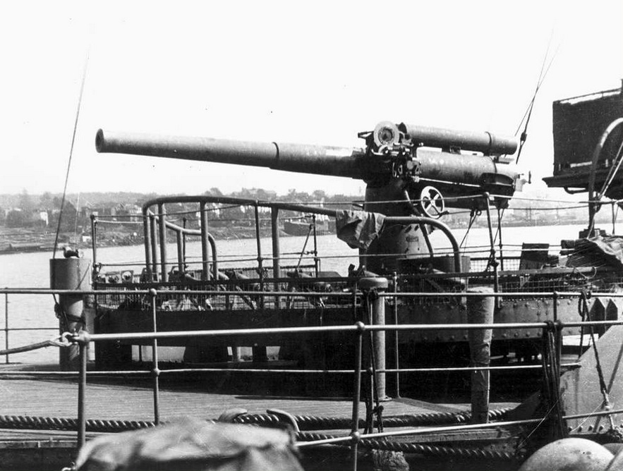 BL 4 inch Mk IX gun